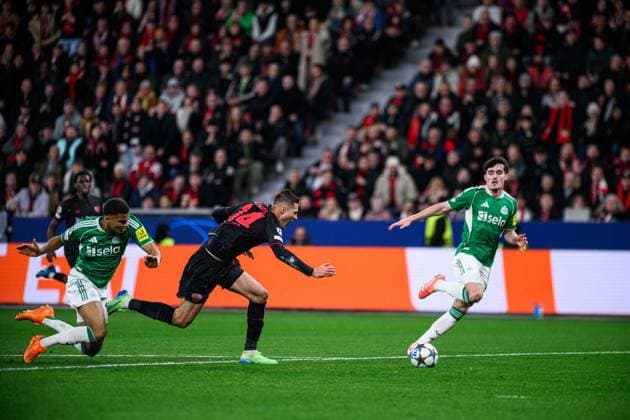 LEVERKUSEN, GERMANY - 10 DECEMBER, 2025: Patrik Schick - UEFA Champions League, match Bayer 04 Leverkusen vs Newcastle United at BayArena.  Copyright: xVitaliixKliuievx