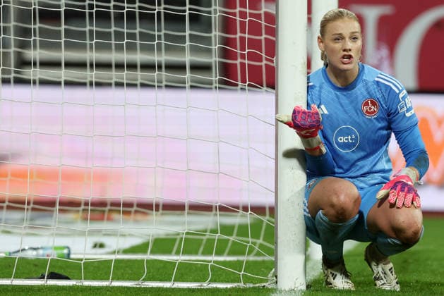 Rusek , 1.FC Nürnberg-Eintracht Frankfurt , Google Pixel Frauen-Bundesliga , Fußball , in den Max Morlock Stadion, in Nürnberg , Bayern, Deutschland. Dezember 10, 2025 . Photo by: Davide Elias IPA Photo Pressefoto DENL Copyright: xDavidexEliasx