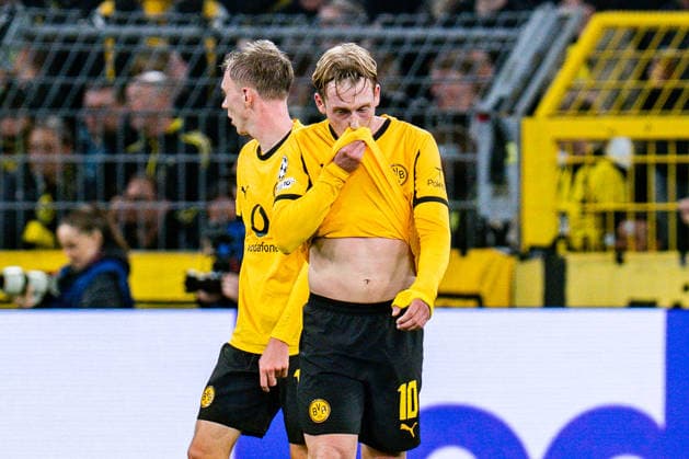 10 12 2025, Borussia Dortmund vs FK Bodo Glimt, UEFA Champions League, Matchday 6 Goal for 1 1 by Haitam Aleesami FK Bodo Glimt 5 Maximilian Beier Borussia Dortmund, 14 Julian Brandt Borussia Dortmund, 10 Regulations prohibit any use of photographs as image sequences and or quasi video Copyright: xBahhoxKarax