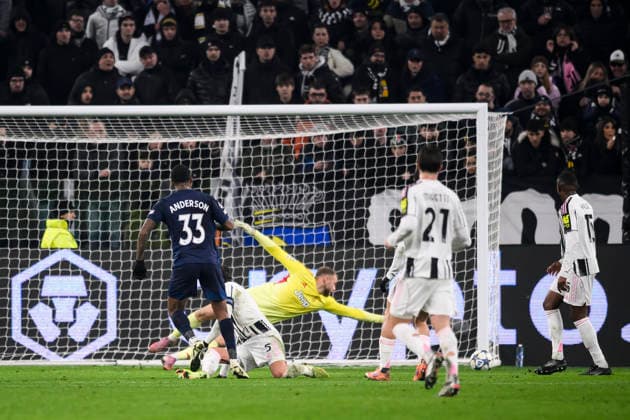 Juventus FC v Pafos FC - UEFA Champions League Anderson of Pafos FC hits the post during the UEFA Champions League 2025 26 league phase football match between Juventus FC and Pafos FC. Turin Italy Copyright: xNicolòxCampox