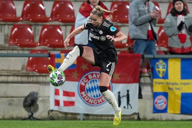 CLUB ATLETICO DE MADRID v FC BAYERN MUNCHEN. UEFA WOMEN S CHAMPIONS LEAGUE 2025 2026. ROUND 5. FC Bayern Munchen s Giulia Gwinn during UEFA Women s Champions League, Round 5. December 10,2025.(ALTERPHOTOS Acero) Alcala de HenaresSpain  Copyright: xAcerox