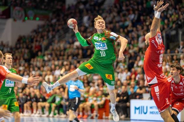 Germany HBL DAIKIN Handball Bundesliga 2025 26, 16 Matchday SC Magdeburg vs MT Melsungen GETEC Arena Magdeburg Gisli Kristjansson SC Magdeburg, 10 Copyright: xTomxLauruschkatx