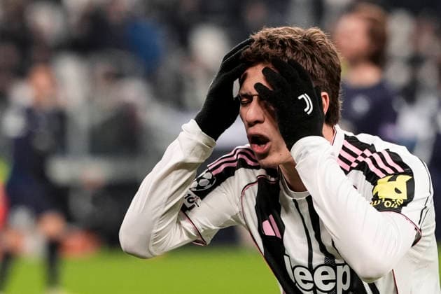 Juventus™s Kenan Yildiz disappointed during the Uefa Champions League soccer match, between Juventus and Pafos at the Allianz Stadium in Turin, League phase Matchday 6, north west Italy - December 10, 2025. - Soccer  Copyright: xFabioxFerrari LaPressex
