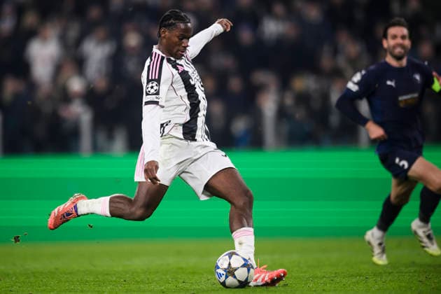 Juventus FC v Pafos FC - UEFA Champions League Jonathan David of Juventus FC scores a goal during the UEFA Champions League 2025 26 league phase football match between Juventus FC and Pafos FC. Turin Italy Copyright: xNicolòxCampox