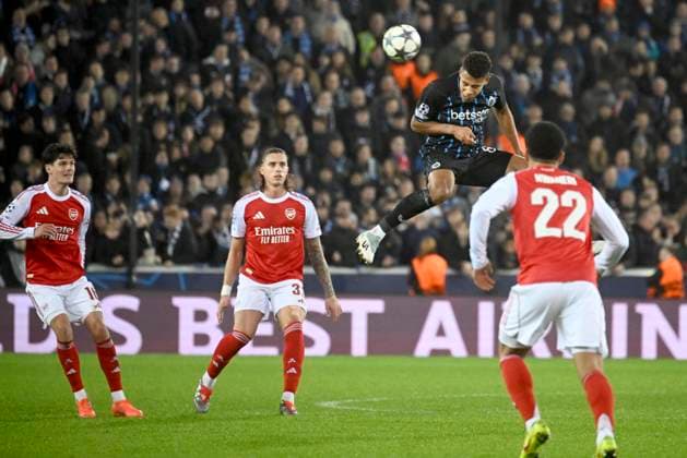 Club Brugge v Arsenal - UEFA Champions League BRUGGE, BELGIUM - DECEMBER 10 : Furo Kaye forward of Club Brugge during the UEFA Champions League 2025 26 League Phase MD6 match between Club Brugge and Arsenal on December 10, 2025 in Brugge, Belgium, 10 12 2025 Brugge Belgium  Copyright: xPeterxDexVoechtx