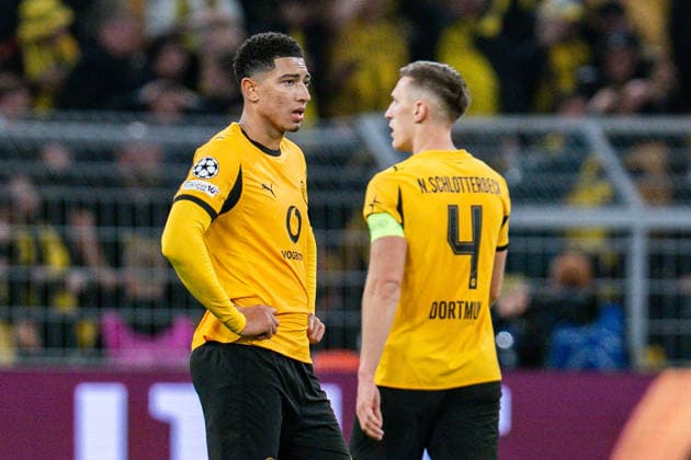 10 12 2025, Borussia Dortmund vs FK Bodo Glimt, UEFA Champions League, Matchday 6 Goal for 2 2 by Jens Hauge FK Bodo Glimt 10 Jobe Bellingham Borussia Dortmund, 7 Nico Schlotterbeck Borussia Dortmund, 4 Regulations prohibit any use of photographs as image sequences and or quasi video Copyright: xBahhoxKarax
