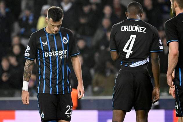 Club Brugge v Arsenal - UEFA Champions League BRUGGE, BELGIUM - DECEMBER 10 : Stankovic Aleksandar midfielder of Club Brugge looks dejected during the UEFA Champions League 2025 26 League Phase MD6 match between Club Brugge and Arsenal on December 10, 2025 in Brugge, Belgium, 10 12 2025 Brugge Belgium  Copyright: xPeterxDexVoechtx