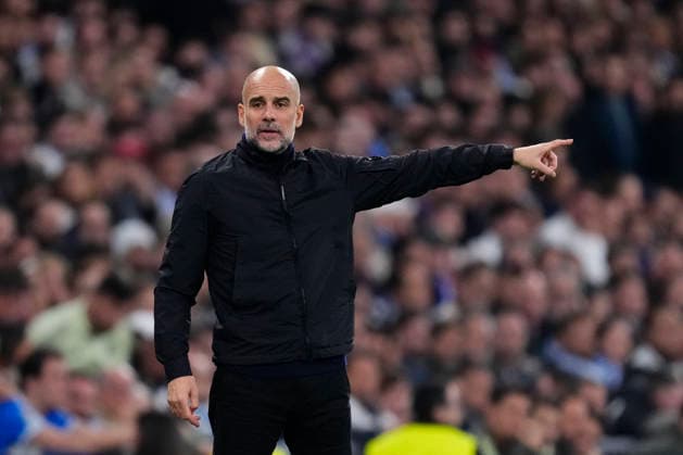 Real Madrid C.F. v Manchester City - UEFA Champions League 2025 26 League Phase MD6 Pep Guardiola head coach of Manchester City and Spain gives instructions during the UEFA Champions League 2025 26 League Phase MD6 match between Real Madrid C.F. and Manchester City at Estadio Santiago Bernabeu on December 10, 2025 in Madrid, Spain. Madrid Spain  Copyright: xJosexBretonx originalFilename:bretonhernandez-realmadr251210_np9tO.jpg