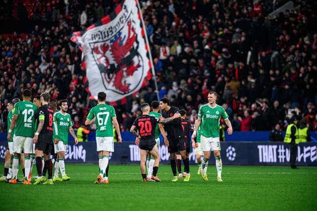 LEVERKUSEN, GERMANY - 10 DECEMBER, 2025: - UEFA Champions League, match Bayer 04 Leverkusen vs Newcastle United at BayArena.  Copyright: xVitaliixKliuievx