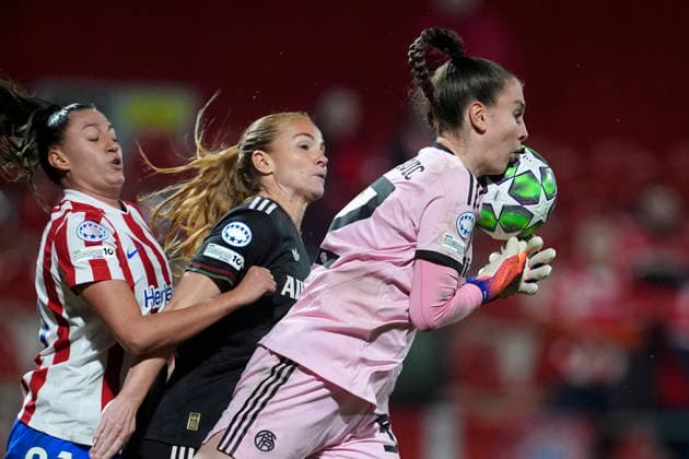 CLUB ATLETICO DE MADRID v FC BAYERN MUNCHEN. UEFA WOMEN S CHAMPIONS LEAGUE 2025 2026. ROUND 5. FC Bayern Munchen s Ena Mahmutovic during UEFA Women s Champions League, Round 5. December 10,2025.(ALTERPHOTOS Acero) Alcala de HenaresSpain  Copyright: xAcerox