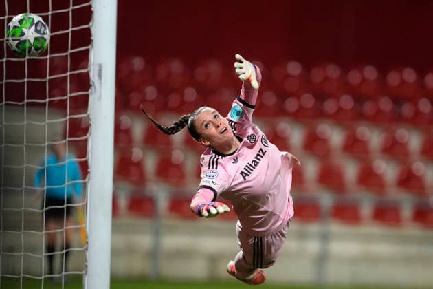 CLUB ATLETICO DE MADRID v FC BAYERN MUNCHEN. UEFA WOMEN S CHAMPIONS LEAGUE 2025 2026. ROUND 5. FC Bayern Munchen s Ena Mahmutovic during UEFA Women s Champions League, Round 5. December 10,2025.(ALTERPHOTOS Acero) Alcala de HenaresSpain  Copyright: xAcerox