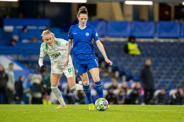 Veerie Buurman (5 Chelsea) breaks into space during the match between Chelsea and Roma in the UEFA Women s Champions League - League Stage at Stamford Bridge, London, England on Wednesday 10th December 2025. Copyright: xClairexJeffreyx xSPPx Sportspressphoto_SPR72777
