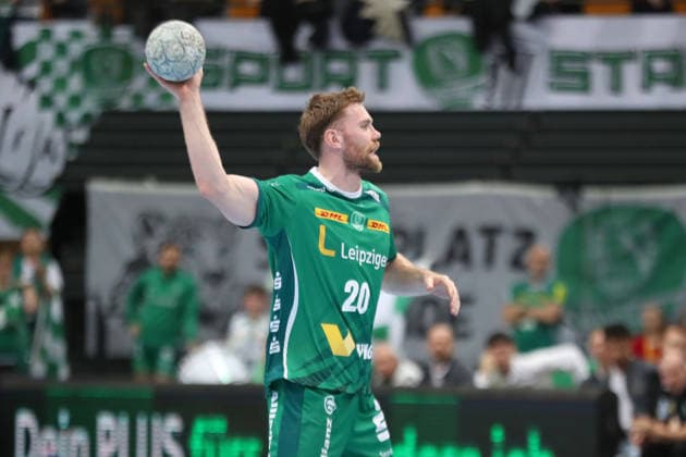 Handball DAIKIN HBL, SC DHfK Leipzig HSV Hamburg 10 12 2025 William Bogojevic 20, SC DHfK Leipzig Handball, DAIKIN HBL, 1 Bundesliga, Season 2025 2026, Matchday 16 SC DHfK Leipzig vs Handball Sport Verein Hamburg on 10 12 2025 at the Quarterback Immobilien Arena Leipzig Copyright: xBEAUTIFULxSPORTS JanxKaeferx