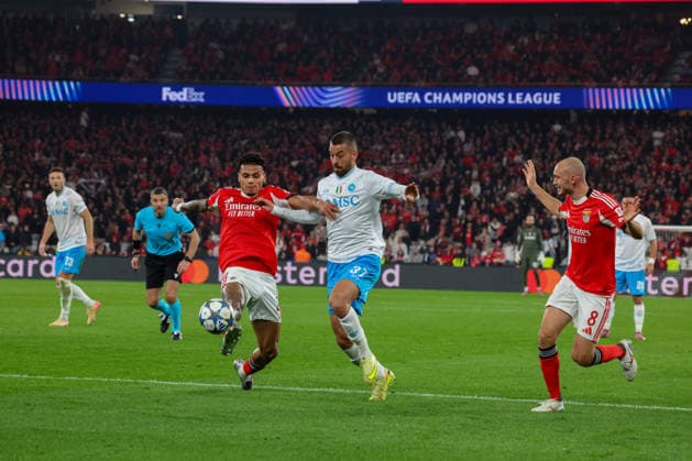 December 10, 2025, Lisbona, Lisbona, PORTOGALLO: Leonardo Spinazzola of SSC Napoli During the pre-match press conference, PK, Pressekonferenz on December 10, 2025, between FC Benfica and SCC Napoli in the Champions League at the Da Luz Stadium in Lisbon..In the photo: Lisbona PORTOGALLO - ZUMAs236 20251210_aap_s236_080 Copyright: xFabioxSassox