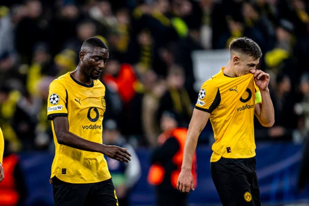 Borussia Dortmund forwarder Serhou Guirassy, during the match Borussia Dortmund vs FK Bodo Glimt at the BVB Stadion Dortmund for the Champions League League phase Matchday 6 season 2025 2026 in DORTMUND, Germany on 10 December 2025, photo by Stefan Koops EYE4images DeFodi Images
