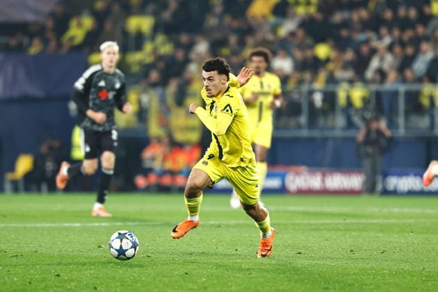 Georges Mikautadze (Villarreal), DECEMBER 10, 2025 - Football Soccer : UEFA Champions League league phase match day 6 between Villarreal CF - FC Copenhagen at the Estadio de la Ceramica in Vila-Real, Spain. Noxthirdxpartyxsales  aflo_313207081