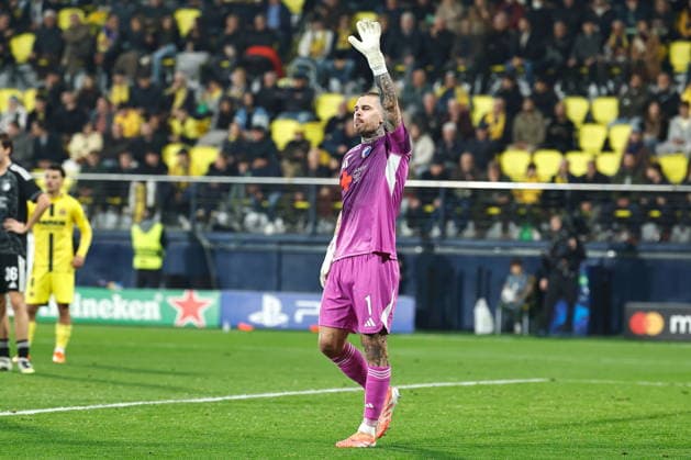 Dominik Kotarski (Copenhagen), DECEMBER 10, 2025 - Football Soccer : UEFA Champions League league phase match day 6 between Villarreal CF - FC Copenhagen at the Estadio de la Ceramica in Vila-Real, Spain. Noxthirdxpartyxsales  aflo_313207531