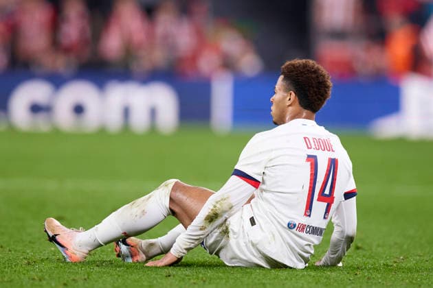 Athletic Club v Paris Saint-Germain FC - UEFA Champions League 2025-26 League Phase MD6 Desire Doue of Paris Saint-Germain reacts during the UEFA Champions League 2025-26 League Phase MD6 match between Athletic Club and Paris Saint-Germain FC at San Mames on December 10, 2025, in Bilbao, Spain. Bilbao San Mames Basque Coountry Spain RL_ATHvPSG_CL_000299 Copyright: xRicardoxLarreinax