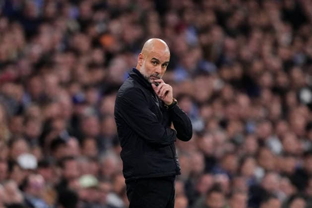 Real Madrid C.F. v Manchester City - UEFA Champions League 2025 26 League Phase MD6 Pep Guardiola head coach of Manchester City and Spain looks during the UEFA Champions League 2025 26 League Phase MD6 match between Real Madrid C.F. and Manchester City at Estadio Santiago Bernabeu on December 10, 2025 in Madrid, Spain. Madrid Spain  Copyright: xJosexBretonx originalFilename:bretonhernandez-realmadr251210_npAB4.jpg