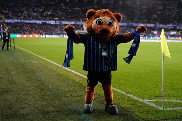 Club Brugge mascot Club Brugge v Arsenal, UEFA Champions League, Group Stage, Football, Jan Breydel Stadium, Brugge, Belgium - 10 Dec 2025Brugge Jan Breydel Stadium Belgium EDITORIAL USE ONLY No use with unauthorised audio, video, data, fixture lists, club league logos or live services. Online in-match use limited to 120 images, no video emulation. No use in betting, games or single club league player publications. Copyright: xDavidxWinter Shutterstockx 16009951md