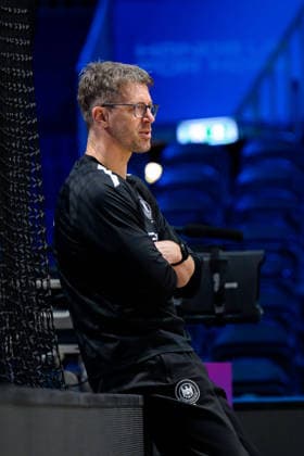 Handball, Womens World Championship Germany Training Coach Markus Gaugisch Germany Rotterdam Ahoey Netherlands