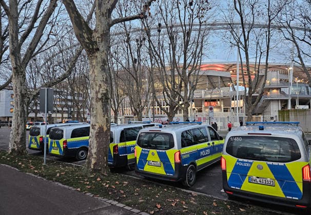 Football, EL, VfB Stuttgart - Maccabi Tel Aviv, Increased police security measures