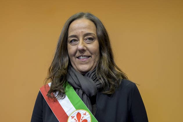 THE MAYOR OF THE CITY OF FLORENCE SARA FUNARO during Olympic Torch Relay, Olympic Winter games, Winterspiele,Spiele, Summer games Milano-Cortina 2026 in Florence, Italy, December 11 2025  Copyright: xJacopoxCane IPAxSportx xipa-agency.netx xx IPA_69033896 IPA_Agency_IPA69033896