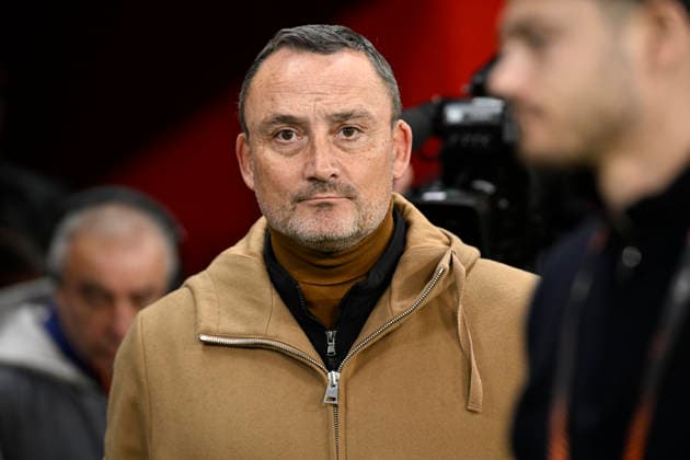 FOOTBALL : OGC Nice VS Sporting Braga - UEFA Europa League - 11 12 2025 Franck Haise (Coach OGC Nice) - UEFA Europa League match between OGC Nice and SC Braga on December 11, 2025 at the Allianz Riviera in Nice. NiceFrance  Copyright: xWilliamxCannarellax