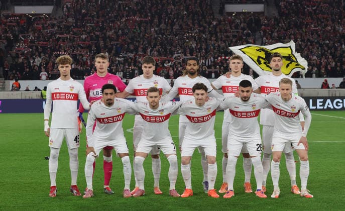 Stuttgart , Football UEFA Europa League VfB Stuttgart vs Maccabi Tel Aviv , Team Stuttgart