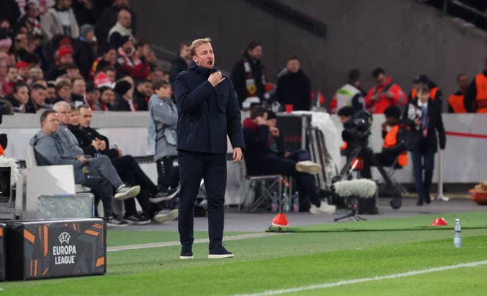 Stuttgart, Football UEFA Europa League, Season 2025 2026, VfB Stuttgart vs Maccabi Tel Aviv, VfB Coach Sebastian Hoeneß