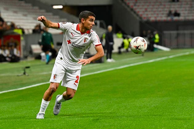 FOOTBALL : OGC Nice VS Sporting Braga - UEFA Europa League - 11 12 2025 Victor Gomez (SC Braga) - UEFA Europa League match between OGC Nice and SC Braga on December 11, 2025 at the Allianz Riviera in Nice. NiceFrance  Copyright: xWilliamxCannarellax