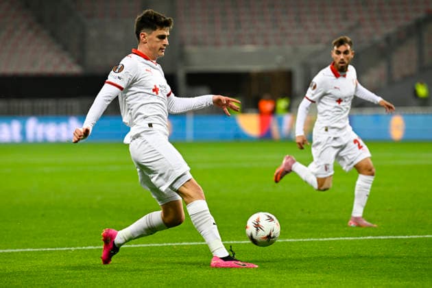 FOOTBALL : OGC Nice VS Sporting Braga - UEFA Europa League - 11 12 2025 Pau Victor (SC Braga) - UEFA Europa League match between OGC Nice and SC Braga on December 11, 2025 at the Allianz Riviera in Nice. NiceFrance  Copyright: xWilliamxCannarellax
