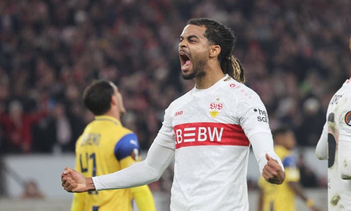 Stuttgart , Football UEFA Europa League VfB Stuttgart vs Maccabi Tel Aviv , Lorenz Assignon VfB