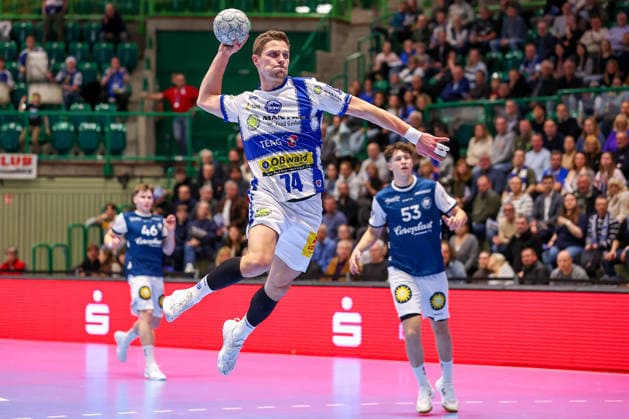 11 12 2025, Handball, HBL, Bergischer HC ThSV Eisenach, Unihalle Wuppertal Vincent Büchner Eisenach 74 North Rhine-Westphalia Germany