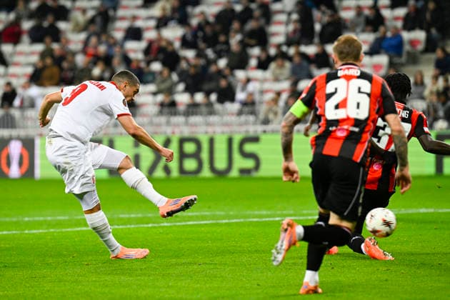 FOOTBALL : OGC Nice VS Sporting Braga - UEFA Europa League - 11 12 2025 Amine El Ouazzani (SC Braga) - UEFA Europa League match between OGC Nice and SC Braga on December 11, 2025 at the Allianz Riviera in Nice. NiceFrance  Copyright: xWilliamxCannarellax