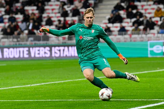 FOOTBALL : OGC Nice VS Sporting Braga - UEFA Europa League - 11 12 2025 Lukas Hornicek (SC Braga) - UEFA Europa League match between OGC Nice and SC Braga on December 11, 2025 at the Allianz Riviera in Nice. NiceFrance  Copyright: xWilliamxCannarellax