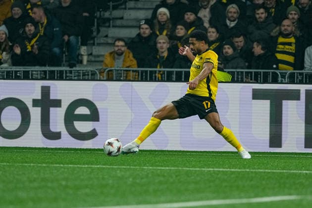 Schweiz: UEFA Europa League 2025 26, BSC Young Boys vs LOSC Lille - Stadion Wankdorf, Bern: Saidy Janko (17 Young Boys) in aktion Bern Stadion Wankdorf Bern Schweiz Copyright: xKjetilxWaberx