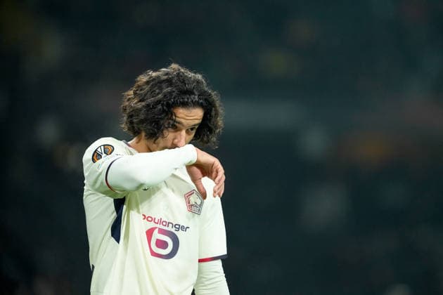 Switzerland UEFA Europa League 2025 26, BSC Young Boys vs LOSC Lille Stadion Wankdorf, Bern Ayyoub Bouaddi 32 Lille after red card Bern Stadion Wankdorf Bern Switzerland Copyright: xKjetilxWaberx