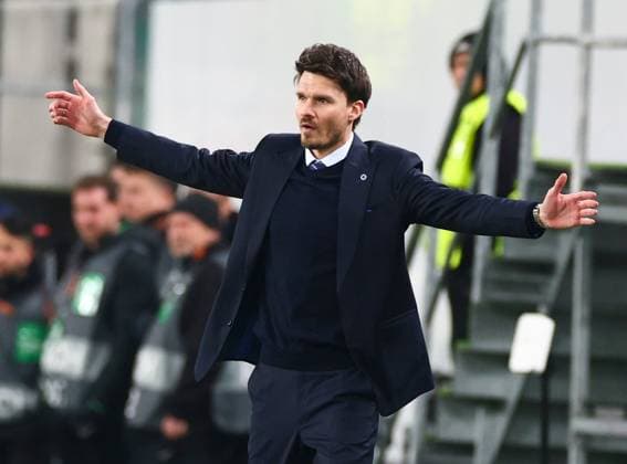 Rangers Head Coach Danny Rohl during UEFA Europa League league phase match at the Groupama Arena, Budapest. Ferencvaros v Rangers - UEFA Europa League - League Phase - Groupama Arena, Budapest, Hungary - 11 Dec 2025Budapest Groupama Arena United Kingdom  Copyright: xO Rourke RangersxFC Shutterstockx 16081545aw