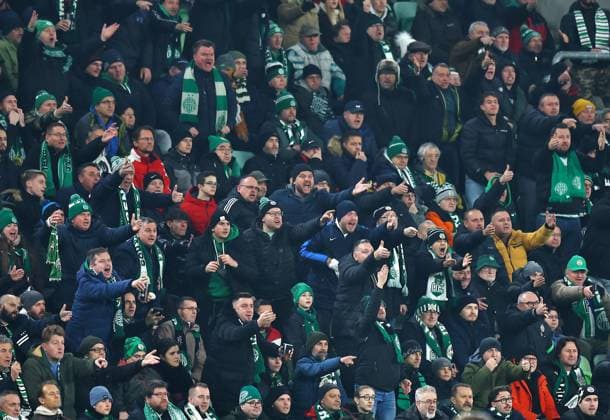 Fans of Ferencvaros react Ferencvaros v Rangers, UEFA Europa League, Group Stage, Football, Groupama Arena, Budapest, Hungary - 11 Dec 2025Budapest Groupama Arena Hungary EDITORIAL USE ONLY No use with unauthorised audio, video, data, fixture lists, club league logos or live services. Online in-match use limited to 120 images, no video emulation. No use in betting, games or single club league player publications.  Copyright: xMichaelxZemanek Shutterstockx 16080575bo