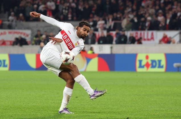 Stuttgart, Football UEFA Europa League, Season 2025 2026, VfB Stuttgart vs Maccabi Tel Aviv, Lorenz Assignon VfB