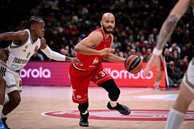 Shavon Shields EA7 Emporio Armani Olimpia Milano - Panathinaikos AKTOR Athens Turkish Airlines Euroleague 2025-26 Milano, 11 12 2025 Foto ClaudioDegaspari Ciamillo-Castoria Assago Unipol Forum Lombardia Italy  Copyright: xClaudioxxDegasparix