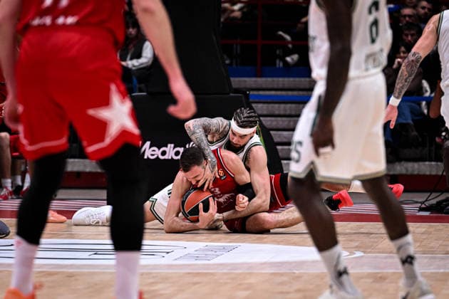 Marko Guduric EA7 Emporio Armani Olimpia Milano - Panathinaikos AKTOR Athens Turkish Airlines Euroleague 2025-26 Milano, 11 12 2025 Foto ClaudioDegaspari Ciamillo-Castoria Assago Unipol Forum Lombardia Italy  Copyright: xClaudioxxDegasparix
