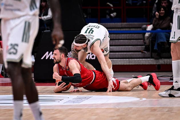 Marko Guduric EA7 Emporio Armani Olimpia Milano - Panathinaikos AKTOR Athens Turkish Airlines Euroleague 2025-26 Milano, 11 12 2025 Foto ClaudioDegaspari Ciamillo-Castoria Assago Unipol Forum Lombardia Italy  Copyright: xClaudioxxDegasparix