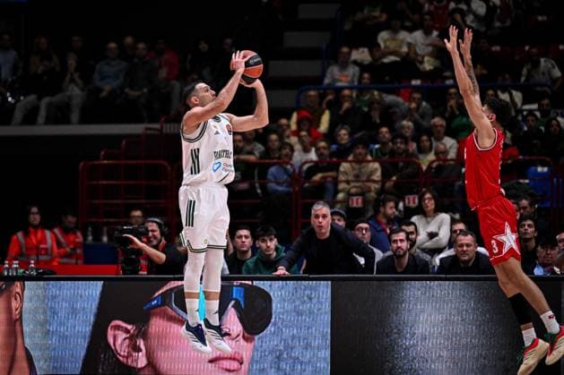 Kostas Sloukas EA7 Emporio Armani Olimpia Milano - Panathinaikos AKTOR Athens Turkish Airlines Euroleague 2025-26 Milano, 11 12 2025 Foto ClaudioDegaspari Ciamillo-Castoria Assago Unipol Forum Lombardia Italy  Copyright: xClaudioxxDegasparix
