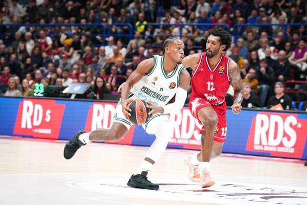 EA7 Emporio Armani Milano vs. Panathinaikos Aktor Athens, in the photo TJ Shorts (Panathinaikos Aktor Athens)  Copyright: xSimonexLucarellix xipa-agency.netx xSimonexLucarellix IPA_Agency_IPA69039068