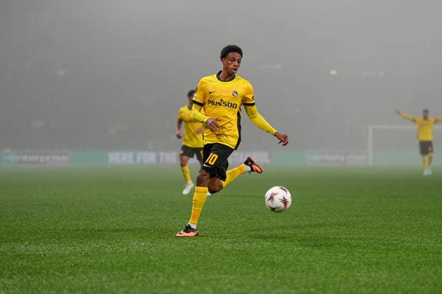 Switzerland UEFA Europa League 2025 26, BSC Young Boys vs LOSC Lille Stadion Wankdorf, Bern Alvyn Sanches 10 Young Boys in action Bern Stadion Wankdorf Bern Switzerland Copyright: xKjetilxWaberx
