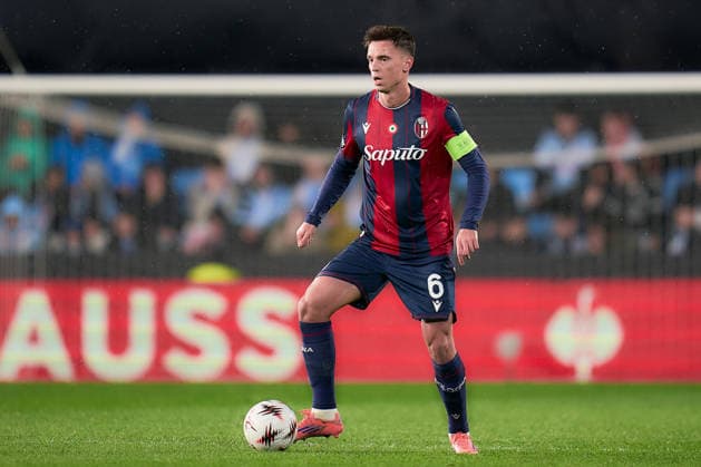 ESP: RC Celta - Bologna FC UEFA Europa League. Matchday 6. Nikola Moro of Bologna FC during the UEFA Europa League match, between RC Celta and Bologna FC, Matchday 6, Balaidos Stadium on December 11, 2025 in Vigo, Spain. kpng Copyright: xPedroxMinax xPRESSINx PM_251211_CEL_BOL_009