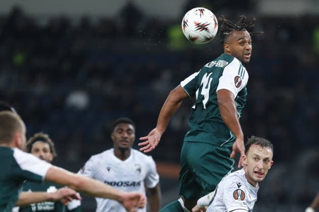 UEFA Europa League - Panathinaikos vs Viktoria Plzen - Erik Palmer-Brown of Panathinaikos in action during the UEFA Europa League Phase matchday 6 soccer match between Panathinaikos and Viktoria Plzen at the Olympic Athletic Center of Athens Spyros Louis in Athens, Greece, 11 Decemberr 2025. IMAGO ONE INCH PRODUCTIONS ATHENS GREECE Copyright: xONExINCHxPRODUCTIONSx 6775402
