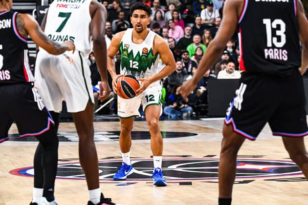 BASKET : Paris Basketball vs Zalgiris Kaunas - Euroligue - JournÃ e 15 - 11 12 25 Maodo Lo (Zalgiris Kaunas) ParisFrance  Copyright: xBaptistexAutissierx